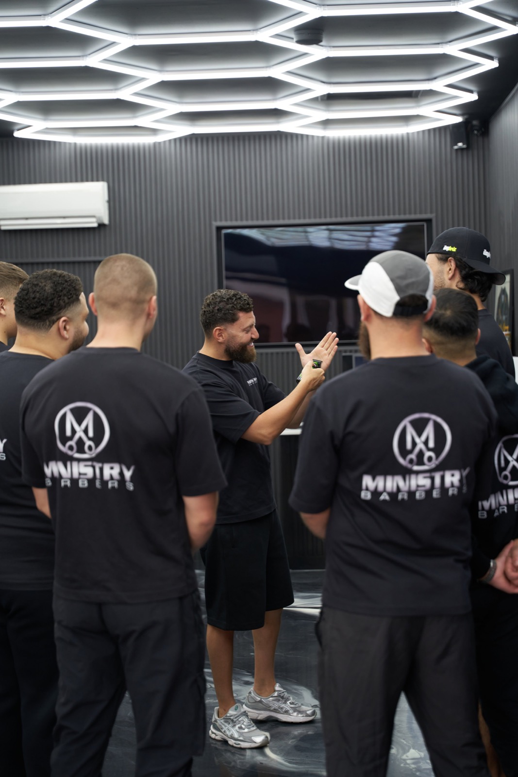 Ministry Barbers Academy — training floor