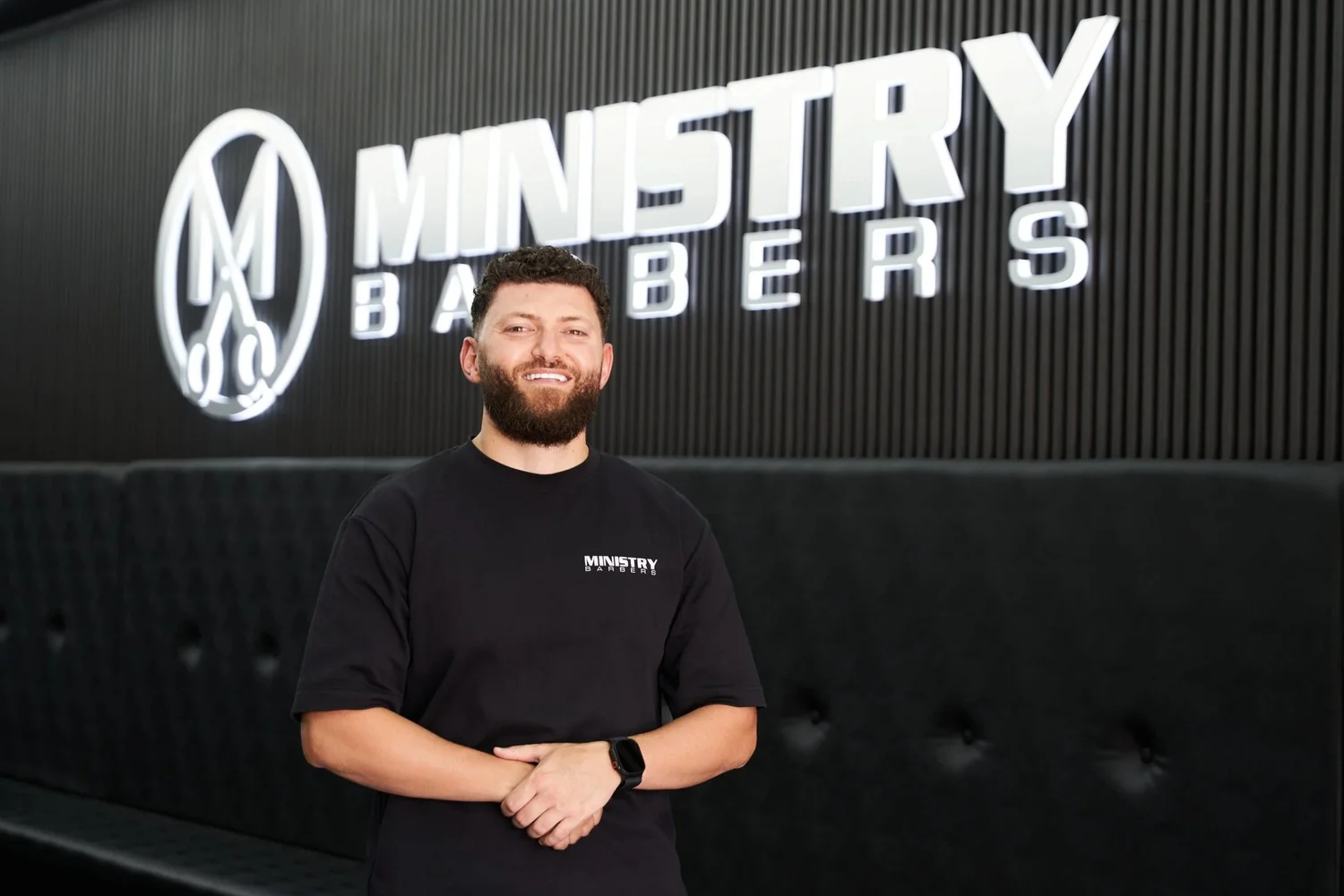 MJ — founder of Ministry Barbers